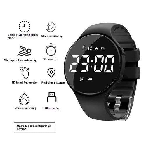 Smart Electronic Watch A Silent Vibrating Alarm Clockyour Ultimate Wake-up Gadget For Students